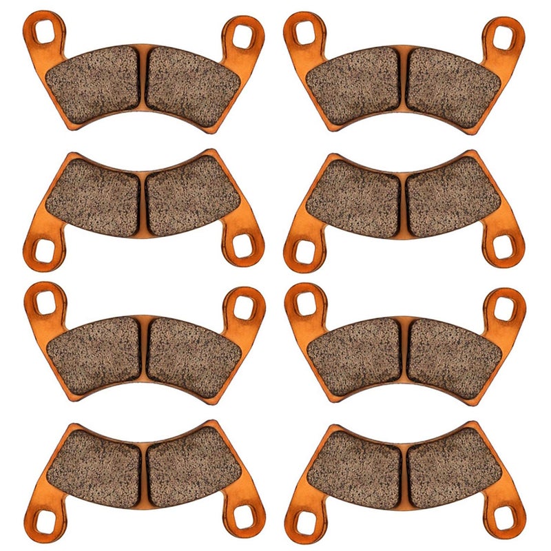 Zinger Brake Pads for Polaris RZR XP 1000 EPS 2022 2021 2020 2019 2018 2017 2016 2015 2014 & 2014-2021 RZR 1000 XP 4 Except Premium Edition,4 Set Front and Rear Sintered Copper Brake Pads - Image 5